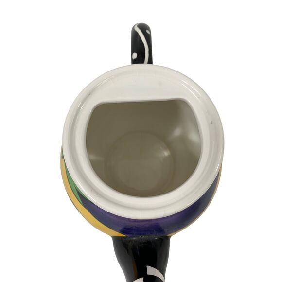 Milson & Louis Eggplant Teapot Hand Painted‎ Whimsical Home Decor Artsy - Picture 5 of 9